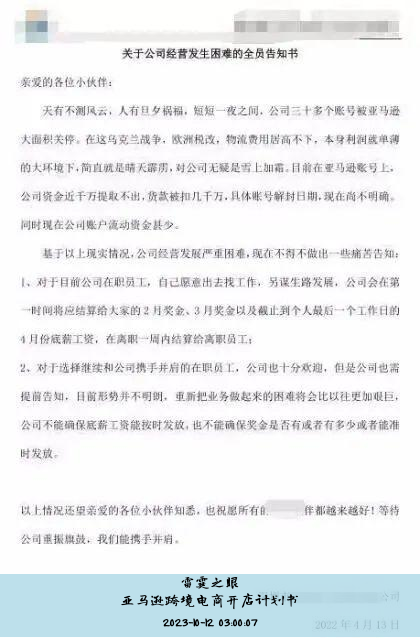 亚马逊跨境电商开店计划书