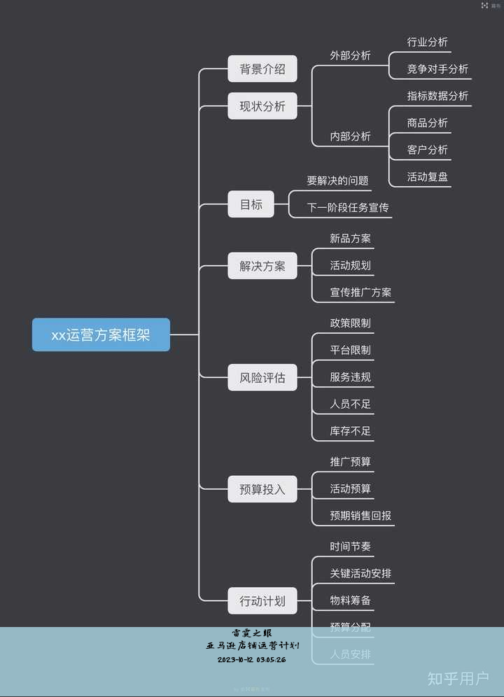 亚马逊店铺运营计划