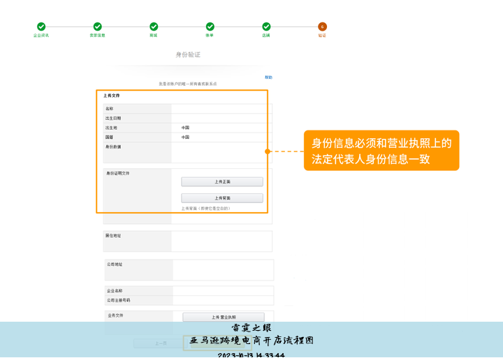 亚马逊跨境电商开店流程