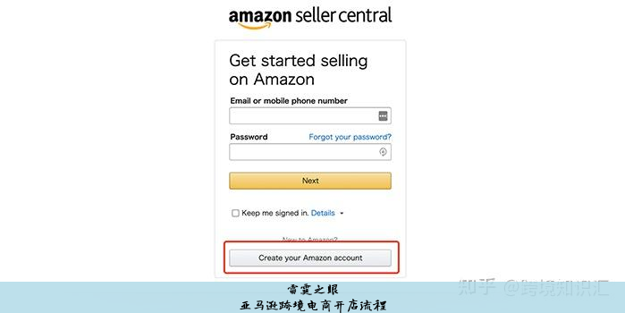 亚马逊跨境电商开店流程
