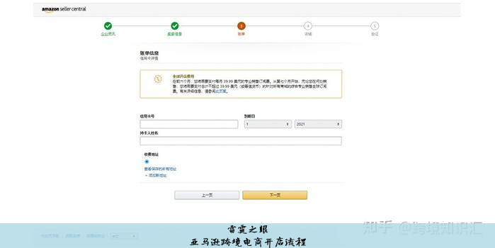 亚马逊跨境电商开店流程
