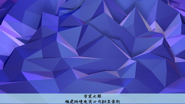 福建跨境电商公司排名最新