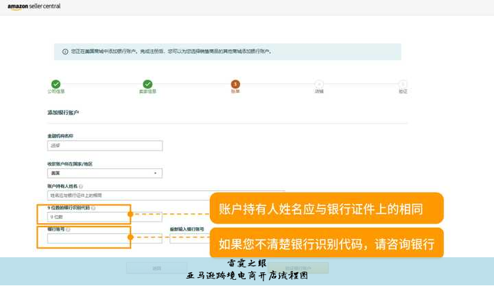 亚马逊跨境电商开店流程