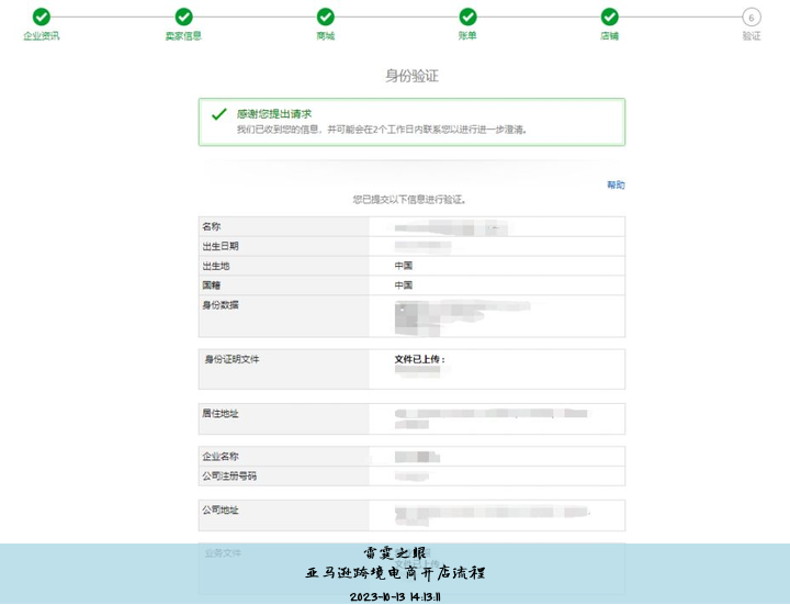 亚马逊跨境电商开店流程